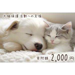ふるさと納税 犬猫保護活動への支援 2000円 ...の商品画像