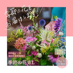 ふるさと納税 《6ヵ月定期便》生花花束 ブーケ...の詳細画像1