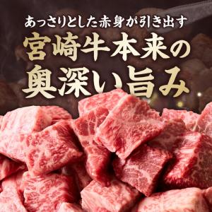 ふるさと納税 宮崎牛赤身サイコロステーキ800...の詳細画像1