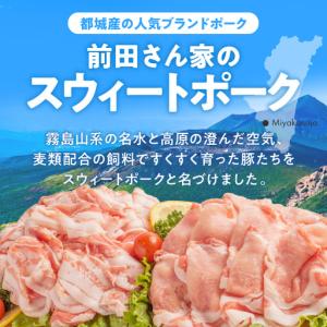 ふるさと納税 豚肉 「前田さん家のスウィートポ...の詳細画像1