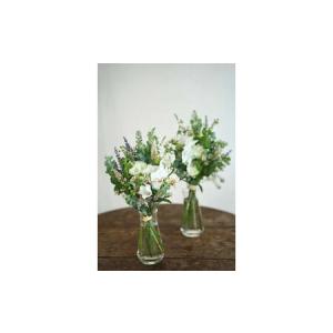 ふるさと納税 【3回定期便】季節のおすすめ生花花束一対 お供え 供花 初回花瓶付 【株式会社tomoni】 [ATCG032] 高知県高知市