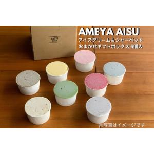 ふるさと納税 AMEYA AISU アイスクリーム＆シャーベット おまかせギフトボックス 100ML×6個入 新潟県加茂市