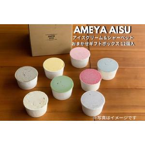 ふるさと納税 AMEYA AISU アイスクリーム＆シャーベット おまかせギフトボックス 100ML×12個入 新潟県加茂市