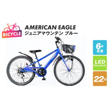 ふるさと納税 AMERICAN EAGLE ジュニアマウンテン22 ブルー 大阪府泉佐野市