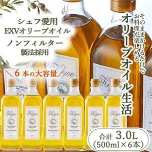 ふるさと納税 【ファーストクラスでも採用された】『キヨエ』 エキストラバージンオリーブオイル　500ml×6本_調味料 オリーブオイル 食用油.. 大阪府茨木市
