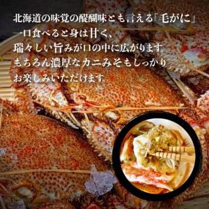 ふるさと納税 <北海道産>浜茹で毛がに【360...の詳細画像1