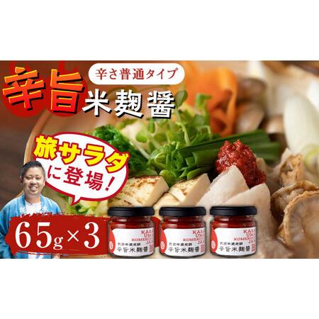 ふるさと納税 辛旨 米麹 醤シリーズ 〈辛さ普通タイプ〉（65g×3）【有限会社 木屋食品工業】[Z...