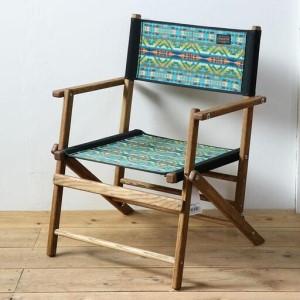 ふるさと納税 【アルトメサディープターコイズ 】フォールディングチェアS　Pendleton（ペンド...