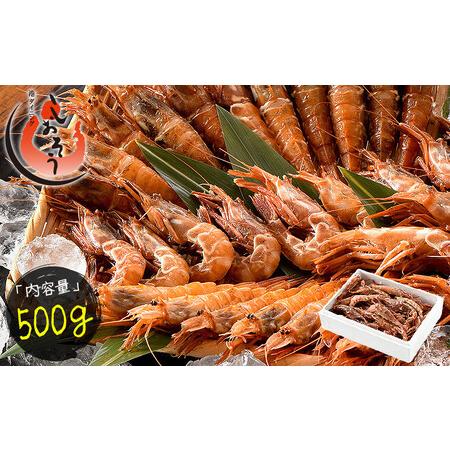 ふるさと納税 [053-a021] 福井県敦賀産 ガラ海老500g 約35尾入り 船上凍結 冷凍便 ...