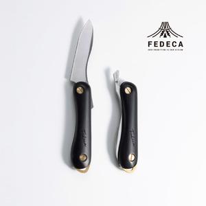 ふるさと納税 N-95 【FEDECA】 折畳式料理ナイフ Solo プレーンブラック　000952...