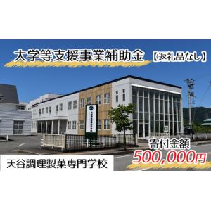ふるさと納税 【お礼の品なし】大学等支援事業補助金（天谷調理製菓専門学校）【寄付金額 500,000円】[O-037006] 福井県永平寺町