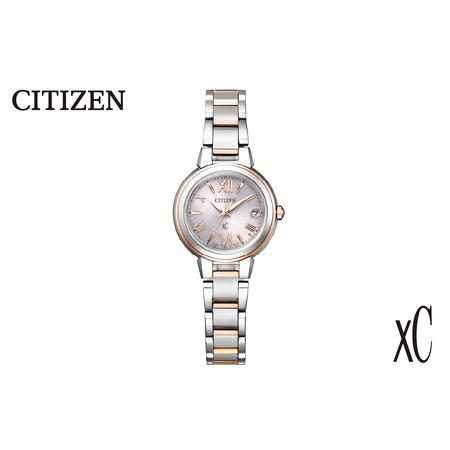 ふるさと納税 【CITIZEN】 クロスシー ES9434-53W 腕時計 レディース ピンクゴール...
