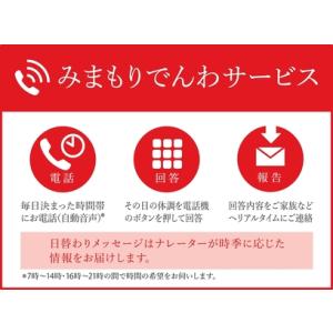 ふるさと納税 郵便局のみまもりサービス「みまもり電話サービス(携帯電話コース)」《利用期間 6カ月間...