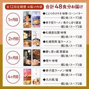 ふるさと納税 札幌ラーメン満喫セット 【12回...の詳細画像2