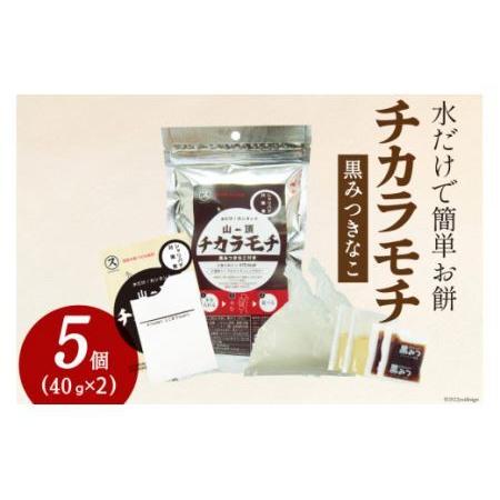 ふるさと納税 餅 山頂チカラモチ 黒みつきなこ(40g×2)×5個 [菅原商店 宮城県 加美町 44...