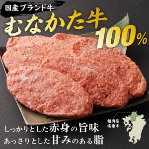 ふるさと納税 【毎月お届け】むなかた牛ハンバー...の詳細画像1