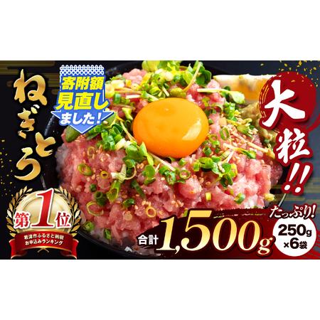 ふるさと納税 清幸丸水産 大人気!ねぎとろ(250g×6袋)合計1500g | ネギトロ トロ 鮪 ...
