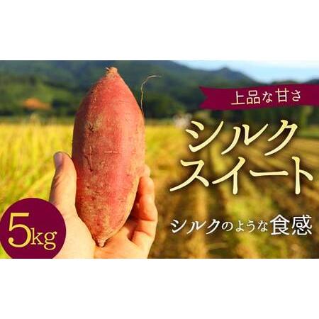 ふるさと納税 上品な甘さの【シルクスイート】5kg （栽培期間中、農薬、化学肥料不使用） さつまいも...