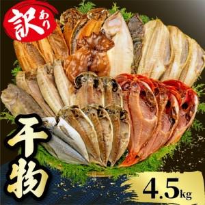ふるさと納税 訳あり 干物 4.5kg 【2026年7月発送】 山由水産 干物 干物 静岡県沼津市