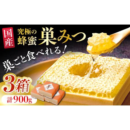 ふるさと納税 【先行受付 令和6年7月より発送】国産巣みつ 900g(300g×3個)　広川町 / ...