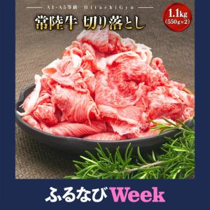 ふるさと納税 ＜最短7日発送＞ 【A5・A4等級】常陸牛 切り落とし 1000g K1517 茨城県境町