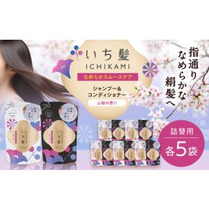 ふるさと納税 いち髪 濃密W保湿ケア シャンプー＆コンディショナー 詰