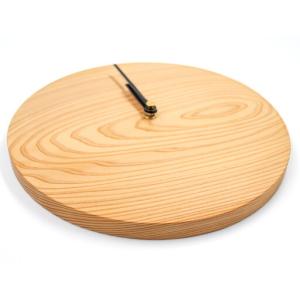 ふるさと納税 Wooden clock 木の時...の詳細画像1