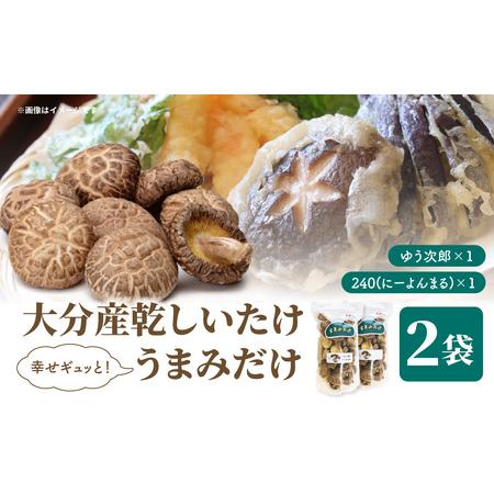 ふるさと納税 大分産乾しいたけ（うまみだけ） 80グラム×2種 大分県大分市