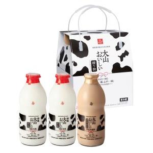 ふるさと納税 MS-71　大山乳業の牛乳(1.8L)とカフェオレ(900mL) 鳥取県大山町