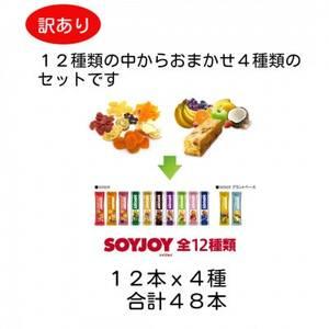 ふるさと納税 【訳あり】SOYJOY　詰め合わせセット　おまかせ4種48本【1170189】 徳島県...