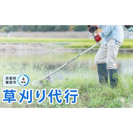 ふるさと納税 管理地の草刈りサービス代行（4時間） 綾部市 草刈り 京都府綾部市