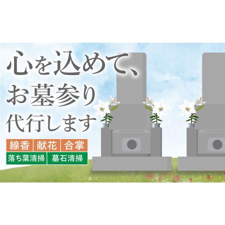 ふるさと納税 お墓参り代行！【20000円 江田島市内限定】お墓の清掃 お参り 人気 掃除 代行 サ...