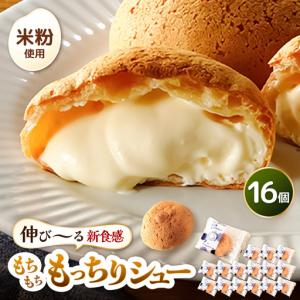 ふるさと納税 【寄附額見直し】くりーむたっぷり羽二重もっちりシュー 16個 [A-08220] 福井県坂井市｜ふるなび(ふるさと納税)