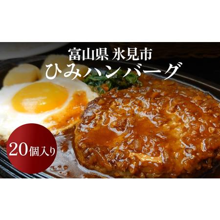 ふるさと納税 ひみハンバーグ 20個 | ソース付き ミートソース 氷見牛 ブランド牛 国産 柔らか...