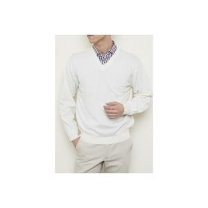 ふるさと納税 日本製 カシミヤ100% Vセー...の詳細画像1