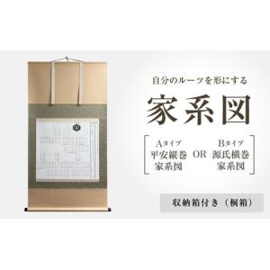 ふるさと納税 自分のルーツを形にする家系図 収納...の商品画像