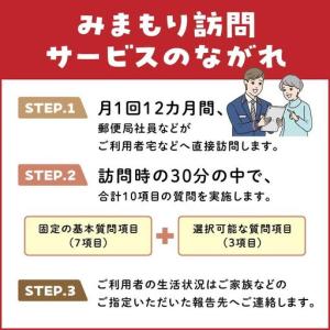 ふるさと納税 みまもり 訪問サービス 12か月...の詳細画像3