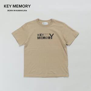 ふるさと納税 《0》【KEYMEMORY 鎌倉】フラワーロゴTシャツ BEIGE 神奈川県鎌倉市