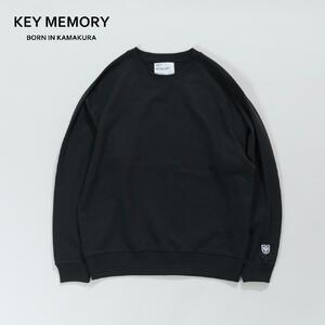 ふるさと納税 《0》【KEYMEMORY 鎌倉】ガゼットトレーナー BLACK 神奈川県鎌倉市