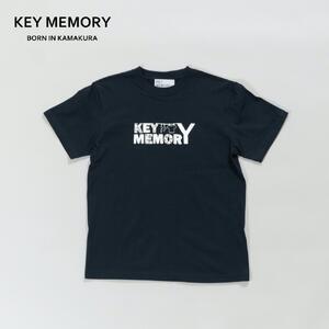 ふるさと納税 《2》【KEYMEMORY 鎌倉】フラワーロゴTシャツ NAVY 神奈川県鎌倉市