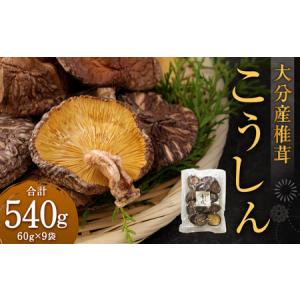 ふるさと納税 大分産 椎茸こうしん 60g×9袋 合計540g 原木乾しいたけ 大分県九重町｜furunavi