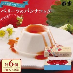 ふるさと納税 【お菓子の菊家】ベリーツのパンナコッタ 6個（3個入×2箱）セット | パンナコッタ 大分県由布市