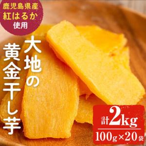 ふるさと納税 大地の黄金干し芋 計2kg(100g×20袋) さつまいも さつま芋 ほしいも 干しいも 紅はるか 国産 九州産 鹿児島県産 小分け ス.. 鹿児島県志布志市