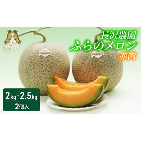 ふるさと納税 【先行受付  2026年発送】ふらのメロン 赤肉 大玉 ジャンボ 2玉 セット (1玉...