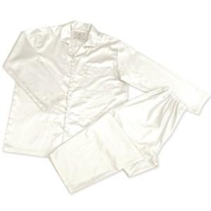 ふるさと納税 【シングル】プレミアムカバー25cm巾シーツ・掛・枕＆パジャマ(男女兼用XSサイズ)4点セット色PW【1215957】 大阪府和泉市