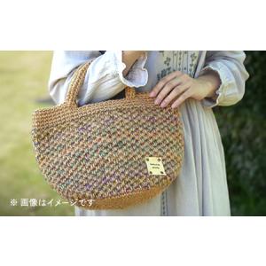 ふるさと納税 手編み 麻紐かごバック バッグ ...の詳細画像3