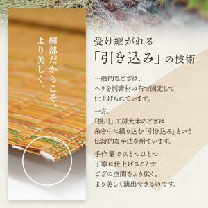 ふるさと納税 純国産天然いぐさ「掛川 虹」2畳...の詳細画像2
