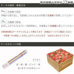 ふるさと納税 ケーキ 写真ケーキ スクエア 5...の詳細画像4