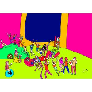 ふるさと納税 絵画『あそびごころ』小サイズ 岐...の詳細画像1