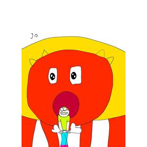 ふるさと納税 絵画『まずいな』小サイズ 岐阜県大垣市の詳細画像1